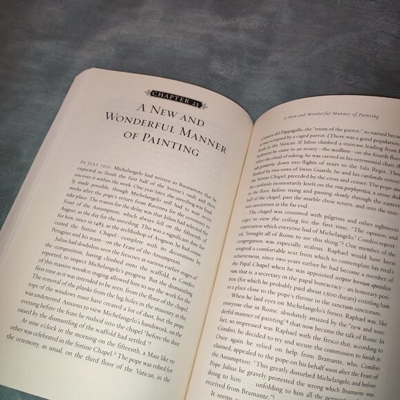 Book Michelangelo and the Pope's Ceiling Ross King New York Times Bestseller - Picture 7 of 16